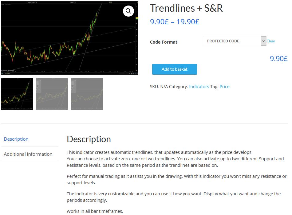 prorealtime codes automatic trendlines indicator